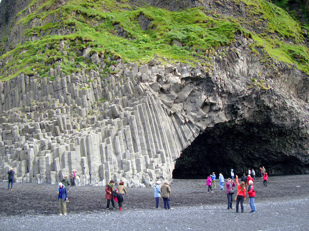 Iceland - Halsanefshellir basalt columns