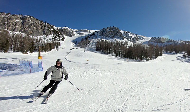 Black Ski Run # 64 Faloria Cortina D' Ampezzo Italy