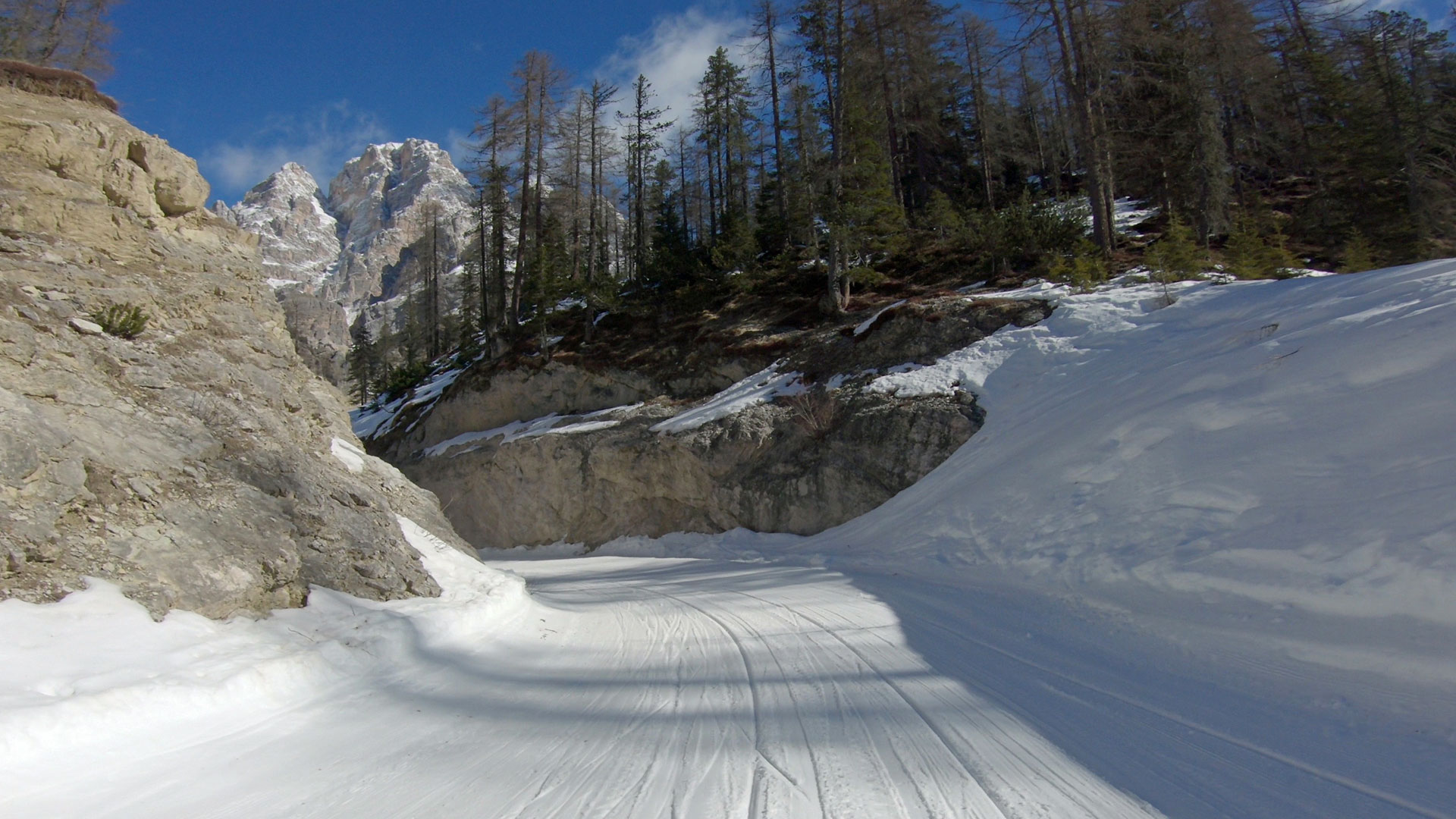 Red Ski Run #60 Faloria Cortina D' Ampezzo Italy